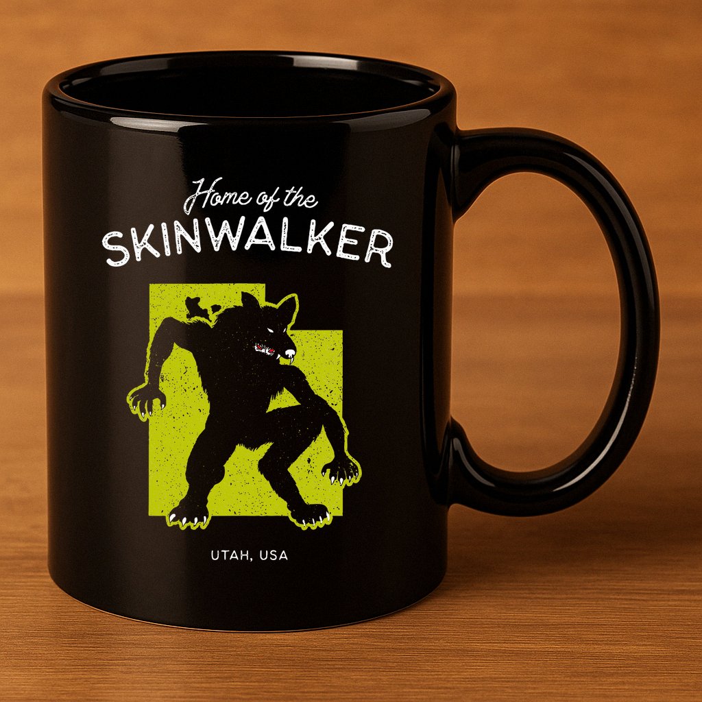 Home Of The Skinwalker Utah Usa Cryptid 11oz C Handle Ceramic Mug