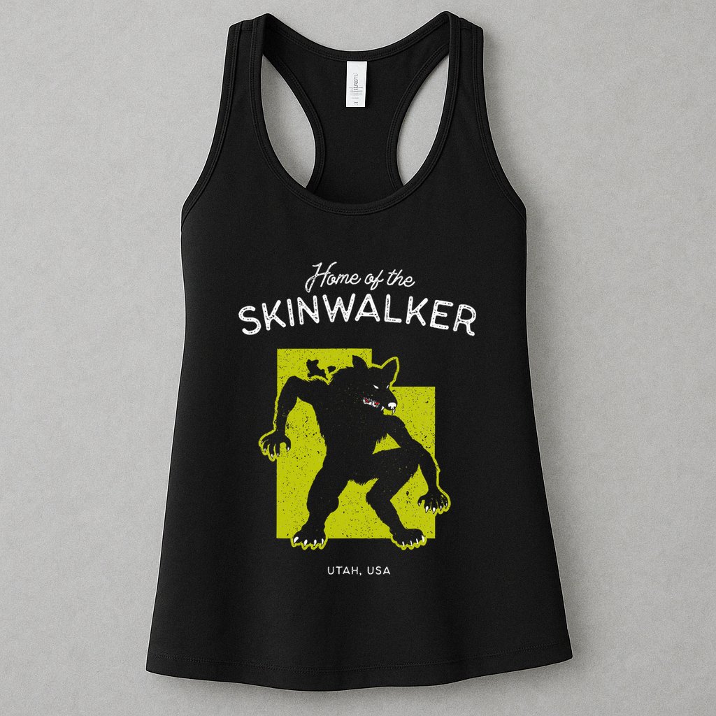 Home Of The Skinwalker Utah Usa Cryptid Womens Tank Top