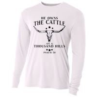 He Owns The Cattle On A Thousand Hills Psalm 50 Cooling Performance Long Sleeve Crew