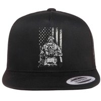 Home Of The Free Because Of The Brave Flat Bill Trucker Hat