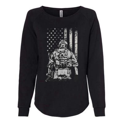 Home Of The Free Because Of The Brave Womens California Wash Sweatshirt