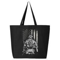 Home Of The Free Because Of The Brave 25L Jumbo Tote