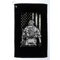 Home Of The Free Because Of The Brave Golf Towel
