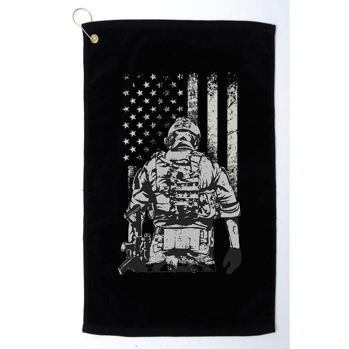 Home Of The Free Because Of The Brave Golf Towel