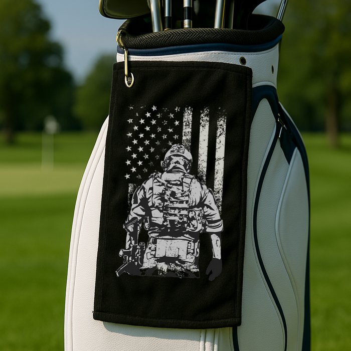 Home Of The Free Because Of The Brave Golf Towel