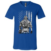 Home Of The Free Because Of The Brave V-Neck T-Shirt