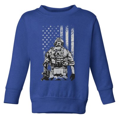 Home Of The Free Because Of The Brave Toddler Sweatshirt