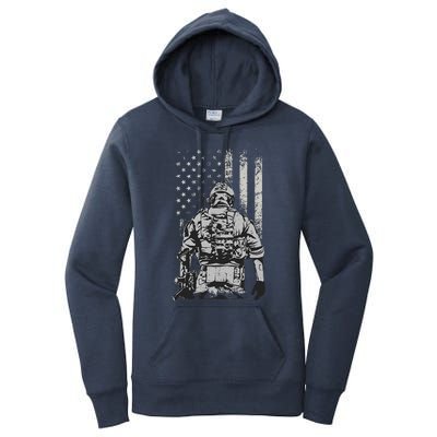 Home Of The Free Because Of The Brave Women's Pullover Hoodie