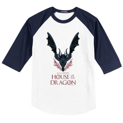 House of the Dragon Dark Wings Spread Baseball Sleeve Shirt