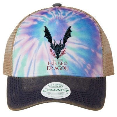 House of the Dragon Dark Wings Spread Legacy Tie Dye Trucker Hat