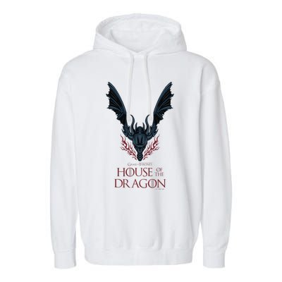 House of the Dragon Dark Wings Spread Garment-Dyed Fleece Hoodie