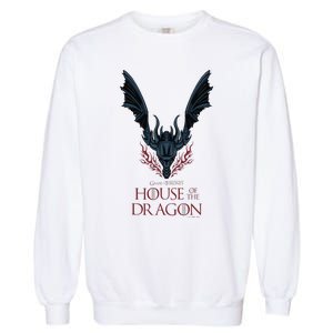 House of the Dragon Dark Wings Spread Garment-Dyed Sweatshirt