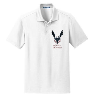 House of the Dragon Dark Wings Spread Dry Zone Grid Polo