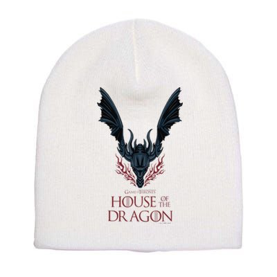 House of the Dragon Dark Wings Spread Short Acrylic Beanie