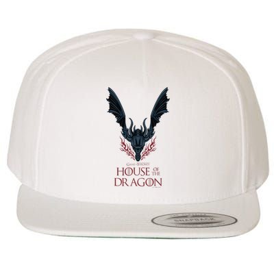 House of the Dragon Dark Wings Spread Wool Snapback Cap