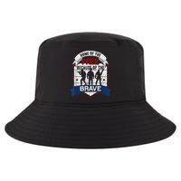 Home Of The Free Because Of The Brave Proud American Veteran Cool Comfort Performance Bucket Hat
