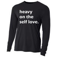 Heavy On The Self Love Self Care Cooling Performance Long Sleeve Crew