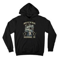 Home Of The Blues Beale Street Memphis Musician Guitarist Hoodie