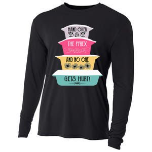 Hand Over The Pyrex And No One Gets Hurt retro  Cooling Performance Long Sleeve Crew