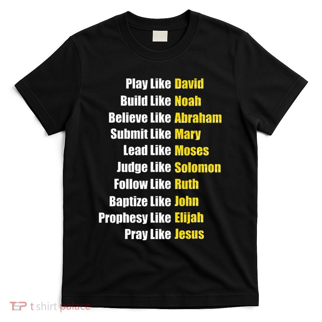 Heroes Of The Bible Faith Popular Biblical Characters T-Shirt