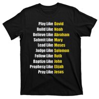 Heroes Of The Bible Faith Popular Biblical Characters T-Shirt