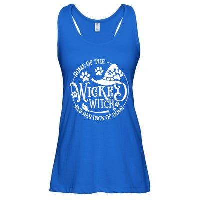 Home Of The Wicked Witch And Her Pack Of Dog Funny Gift Ladies Essential Flowy Tank