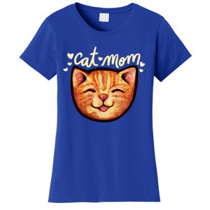 Happy Orange Tabby Cat Mom Gift Women's T-Shirt