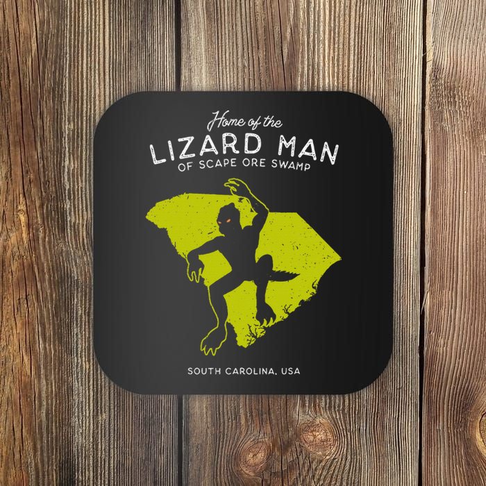 Home Of The Scape Ore Swamp Lizard Man South Carolina Usa Coaster