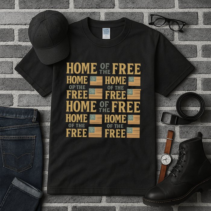 Home of the Free Tall T-Shirt