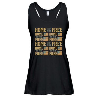 Home of the Free Ladies Essential Flowy Tank