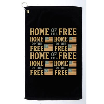 Home of the Free Golf Towel