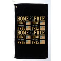 Home of the Free Golf Towel