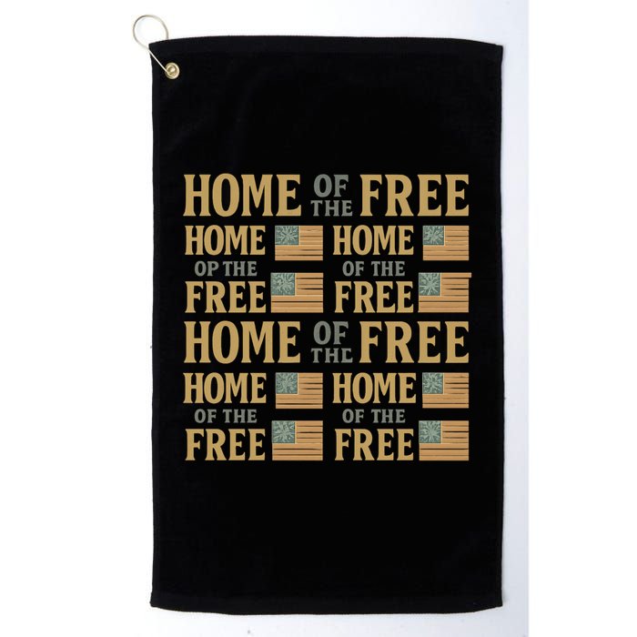 Home of the Free Golf Towel