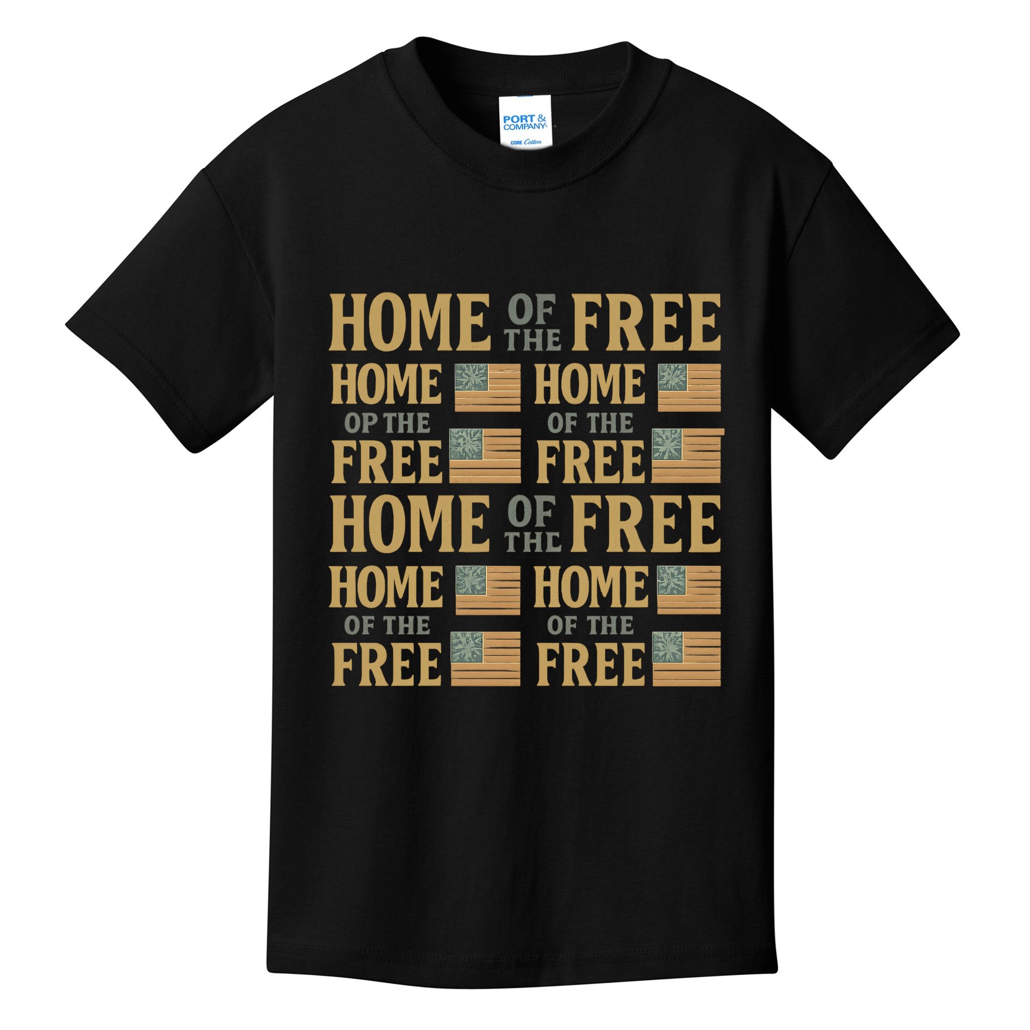 Home of the Free Kids T-Shirt