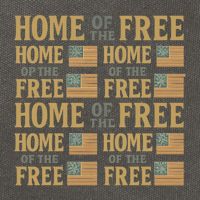 Home of the Free Cotton Canvas Backpack