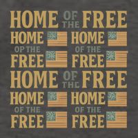 Home of the Free Vector Backpack