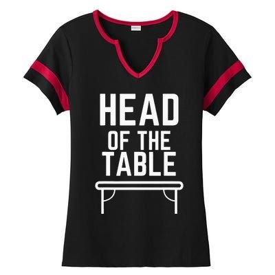 Head Of The Table Ladies Halftime Notch Neck Tee