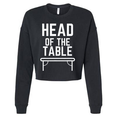 Head Of The Table Cropped Pullover Crew