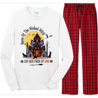 Home Of The Wicked Witch And Her Pack Of Dog Long Sleeve Pajama Set