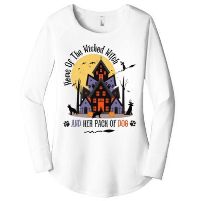 Home Of The Wicked Witch And Her Pack Of Dog Women's Perfect Tri Tunic Long Sleeve Shirt