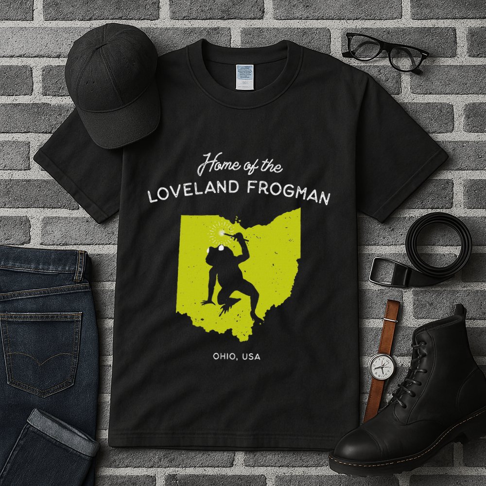 Home Of The Loveland Frogman Ohio Usa Tall T-Shirt