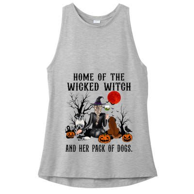 Home Of The Wicked Witch And Her Pack Of Dog Ladies PosiCharge Tri-Blend Wicking Tank