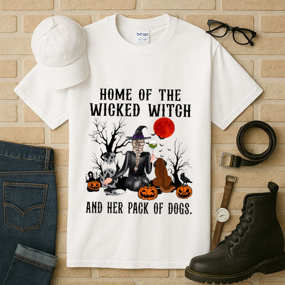 Home Of The Wicked Witch And Her Pack Of Dog Tall T-Shirt