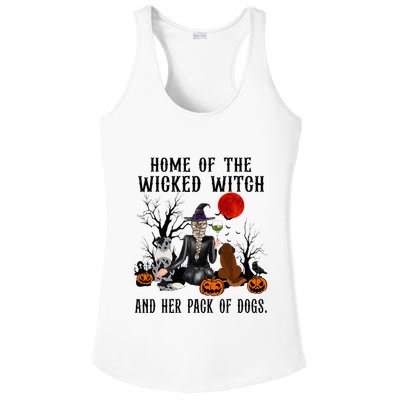 Home Of The Wicked Witch And Her Pack Of Dog Ladies PosiCharge Competitor Racerback Tank