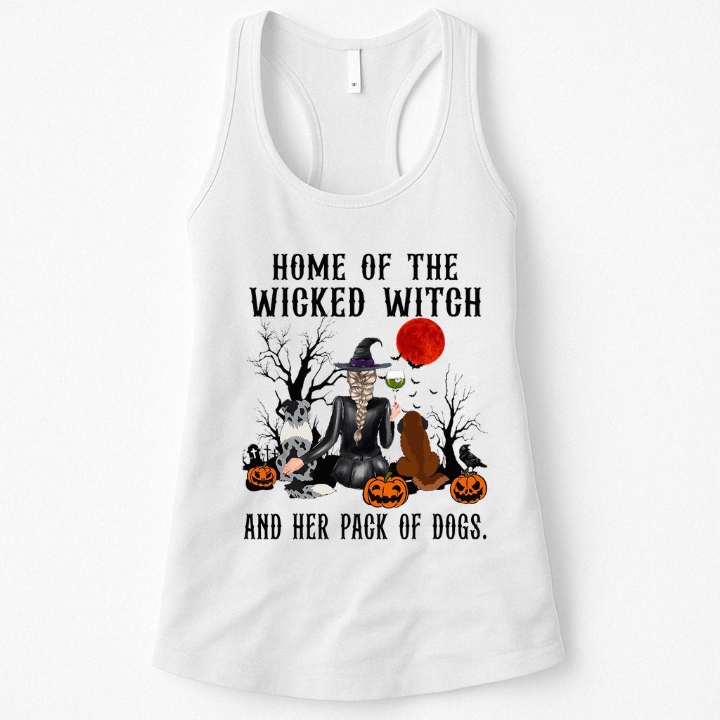Home Of The Wicked Witch And Her Pack Of Dog Womens Tank Top