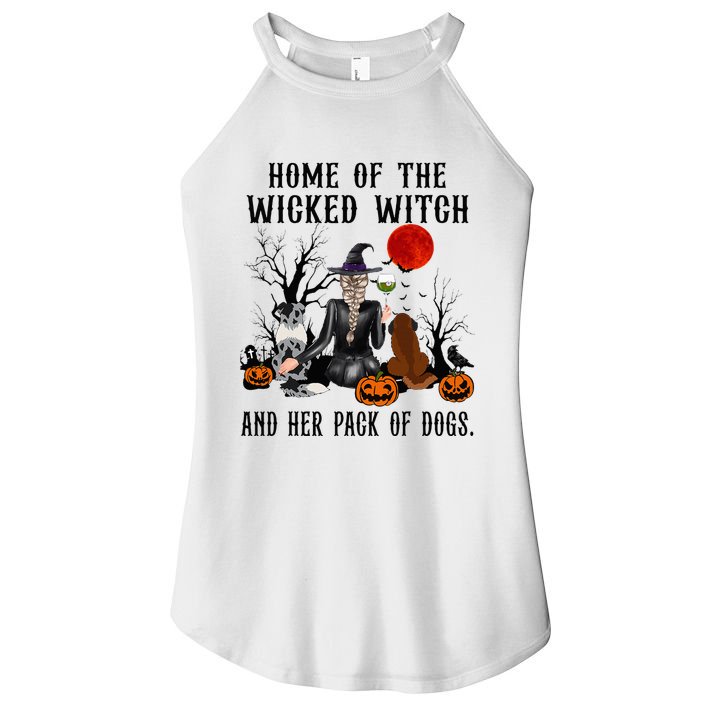 Home Of The Wicked Witch And Her Pack Of Dog Women's Perfect Tri Rocker Tank