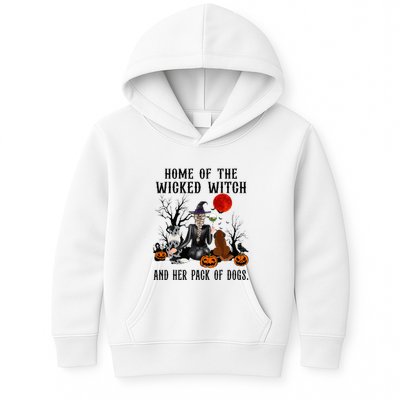 Home Of The Wicked Witch And Her Pack Of Dog Kids Hoodie