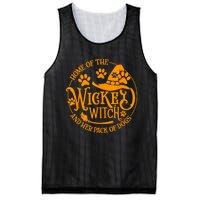 Home Of The Wicked Witch And Her Pack Of Dog Funny Halloween Mesh Reversible Basketball Jersey Tank