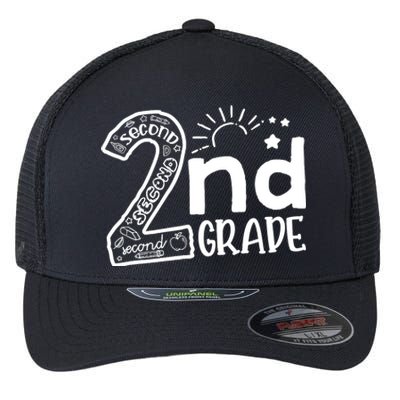 Hello On To 2nd Grade Teachers Boy and Team Secound Grade Flexfit Unipanel Trucker Cap