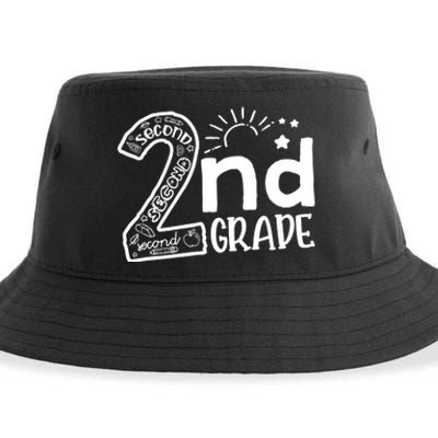 Hello On To 2nd Grade Teachers Boy and Team Secound Grade Sustainable Bucket Hat